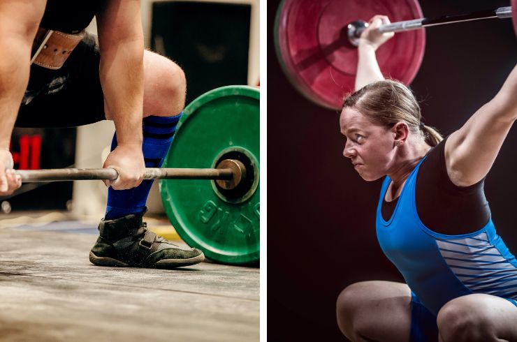 diferença entre powerlifting e weightlifting